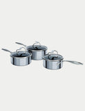 Circulon C Series stainless steel pan set 3-piece (British brand)