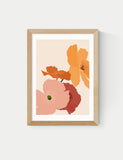 East End Prints autumn wildflowers rectangular framed art (British brand)