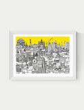 East End Prints London Jungle framed art (British brand)