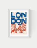 East End Prints London City Framed Art Print