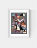 East End Prints Graphic IX framed art print (British brand)
