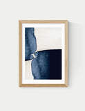 East End Prints framed art watercolour abstract rectangle 45x33cm - British product