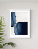 East End Prints Watercolour Abstract Rectangle Framed Art, 45.4 x 33.1 cm