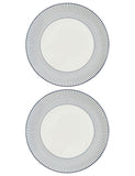 Wedgwood Gio Pinstripe plates set of 2 23.8cm, imported from the UK