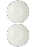 Wedgwood Gio pasta bowls fine bone china set of 2 (British brand)