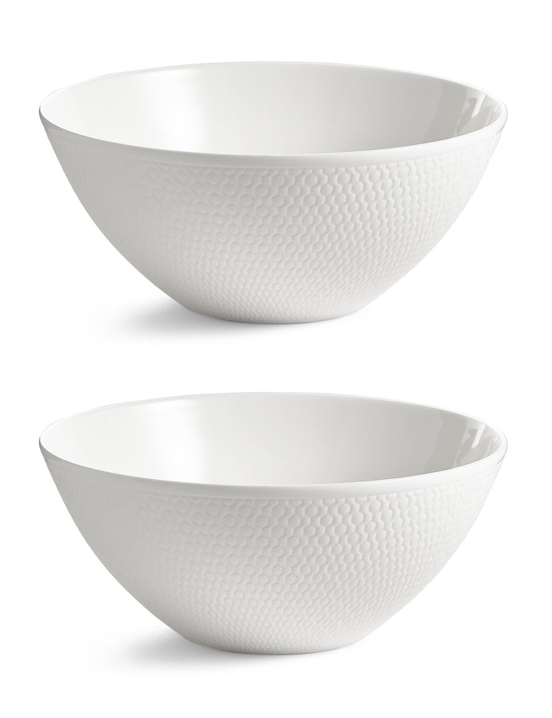 Wedgwood Gio cereal bowls set of 2 fine bone china (British brand)