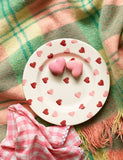 Emma Bridgewater Pink Hearts side plate - British product