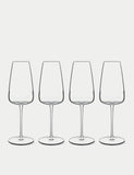 Luigi Bormioli Talismano prosecco glasses set of four 40cl (British brand)