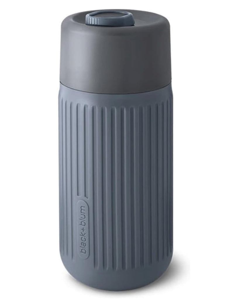 Black+Blum Glass Travel Mug with lockable lid UK version