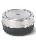 Black+Blum glass lunch bowl with wood fibre base, UK version