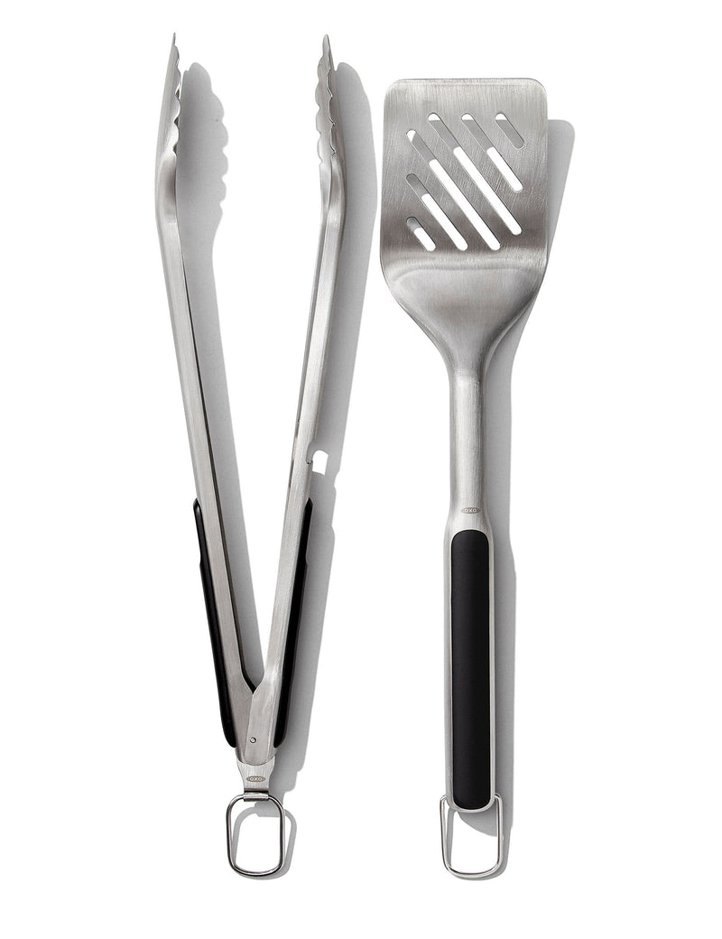 Good Grips grilling turner and tongs set, UK version
