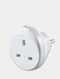 Go Travel UK-EU Travel Adaptor with USB (British brand)