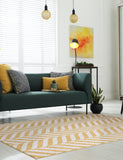 Asiatic Muse Chevron rectangular area rug (British brand)