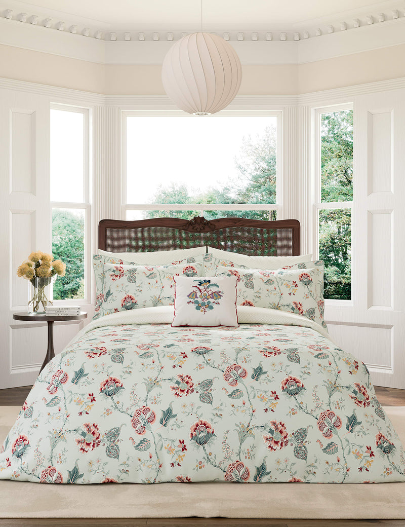 Palampore Trail pure cotton floral bedding set (British brand)