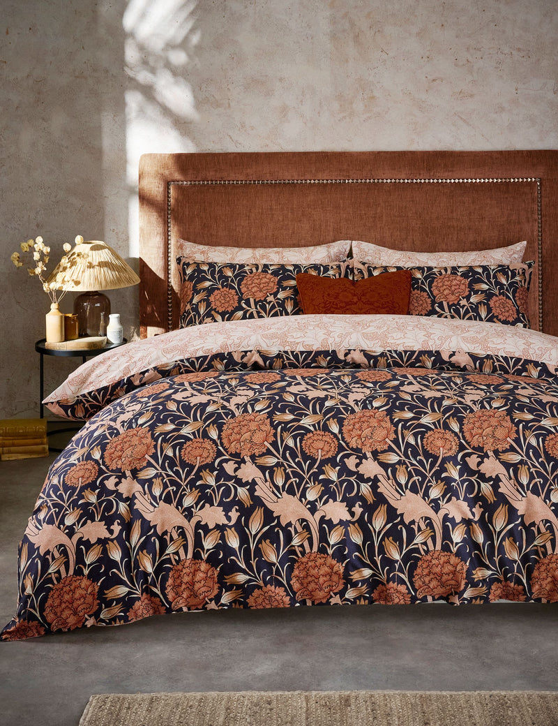 William Morris at Home pure cotton Wild Tulip bedding set (British brand)