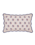 Floral Festival quilted cushion 100% cotton (British brand)