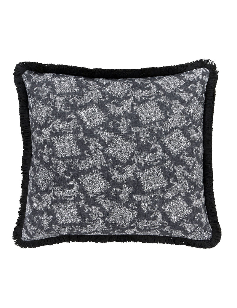 Bedeck of Belfast Florence Filigree eyelash square cushion 50cm, UK version