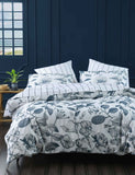 Pure Cotton Botanical Bluestone Bedding Set 200 thread count - British product