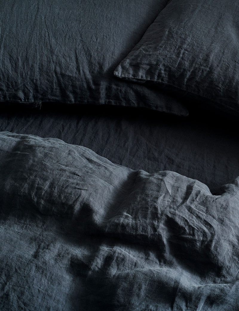 Bedfolk Pure Linen Relaxed Duvet Cover