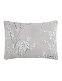 Laura Ashley Pussy Willow Velvet Embroidered Cushion