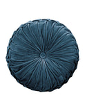 Laura Ashley Rosanna Velvet Round Pleated Cushion