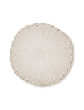 Laura Ashley Rosanna Velvet Round Pleated Cushion