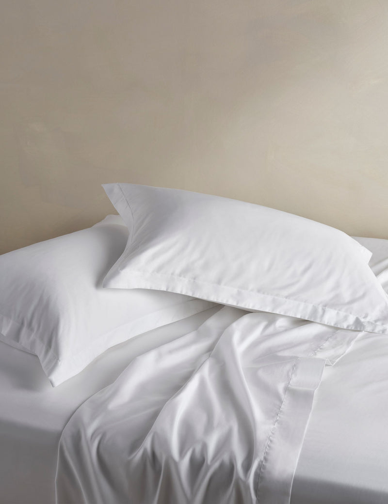 Bedfolk 300 thread count pure cotton flat sheet, imported from the UK