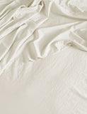 Bedfolk Washed Cotton 300 Thread Count Flat Sheet