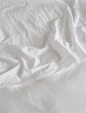 Bedfolk Washed Cotton 300 Thread Count Flat Sheet