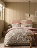 William Morris at Home Rose Brick pure cotton sateen bedding set - British product