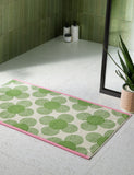 Orla Kiely pure cotton bath mat with sunflower motif - British product