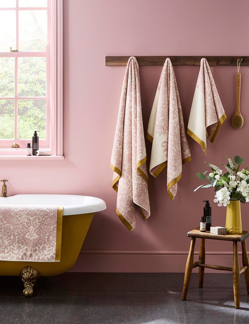 William Morris Strawberry Thief pure cotton towel - British product