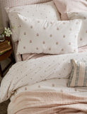 Laura Ashley set of 2 daisy pure cotton pillowcases (British brand)