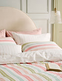 Laura Ashley Sophie Stripe pure cotton pillowcases set of 2, imported from the UK