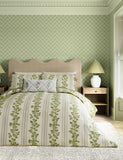 Sanderson cobnut stripe bedding set (British brand)