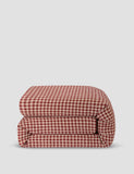 Piglet In Bed Pure Linen Gingham Duvet Cover