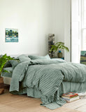 Piglet in Bed Pembroke Stripe duvet cover (British brand)