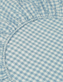 Piglet In Bed Linen Rich Gingham Fitted Sheet