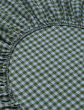 Piglet In Bed Linen Rich Gingham Fitted Sheet