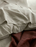 Piglet In Bed Pure Linen Flat Sheet
