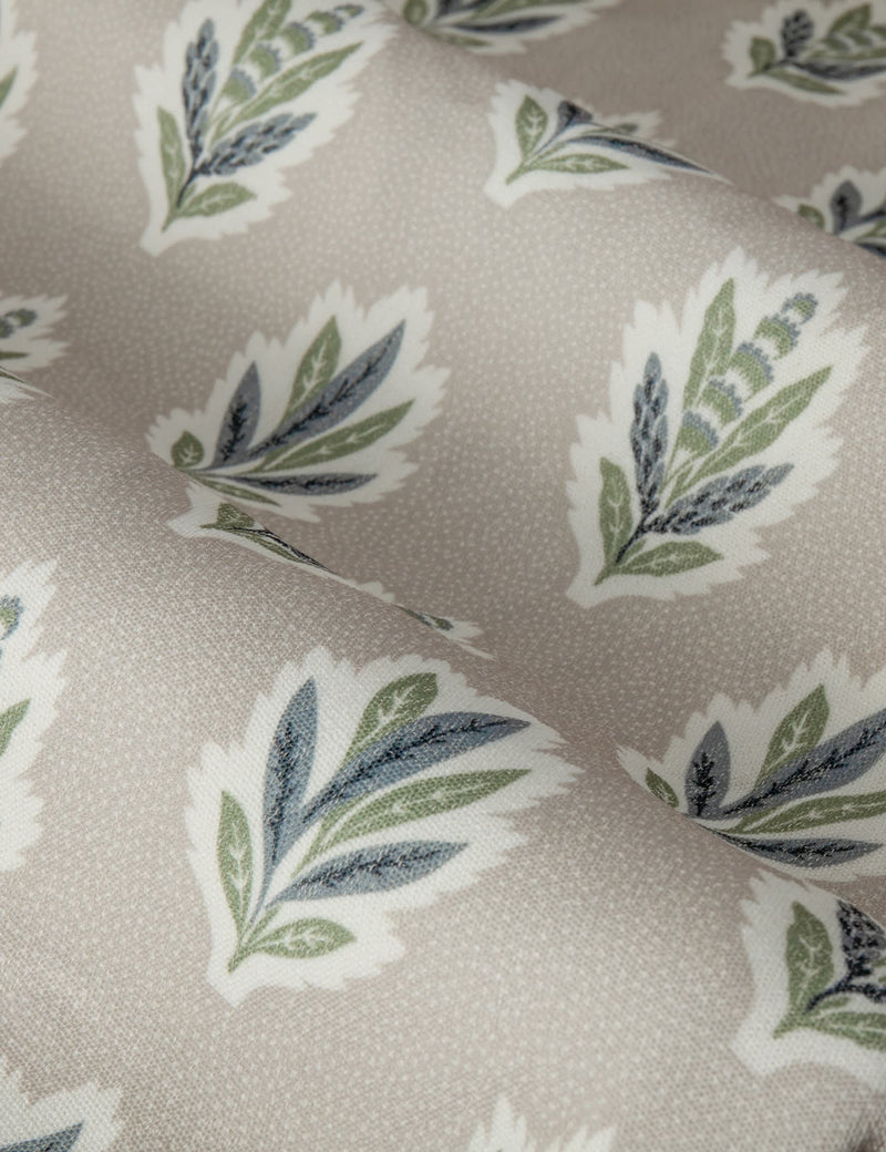 Sanderson Sessile Leaf Pencil Pleat Curtains