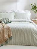 Yard Hebden Striped Cotton Reversible Bedding Set