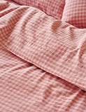 Piglet in Bed linen rich gingham flat sheet, UK version