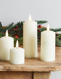 TruGlow pillar LED candles set of 4 (British brand)