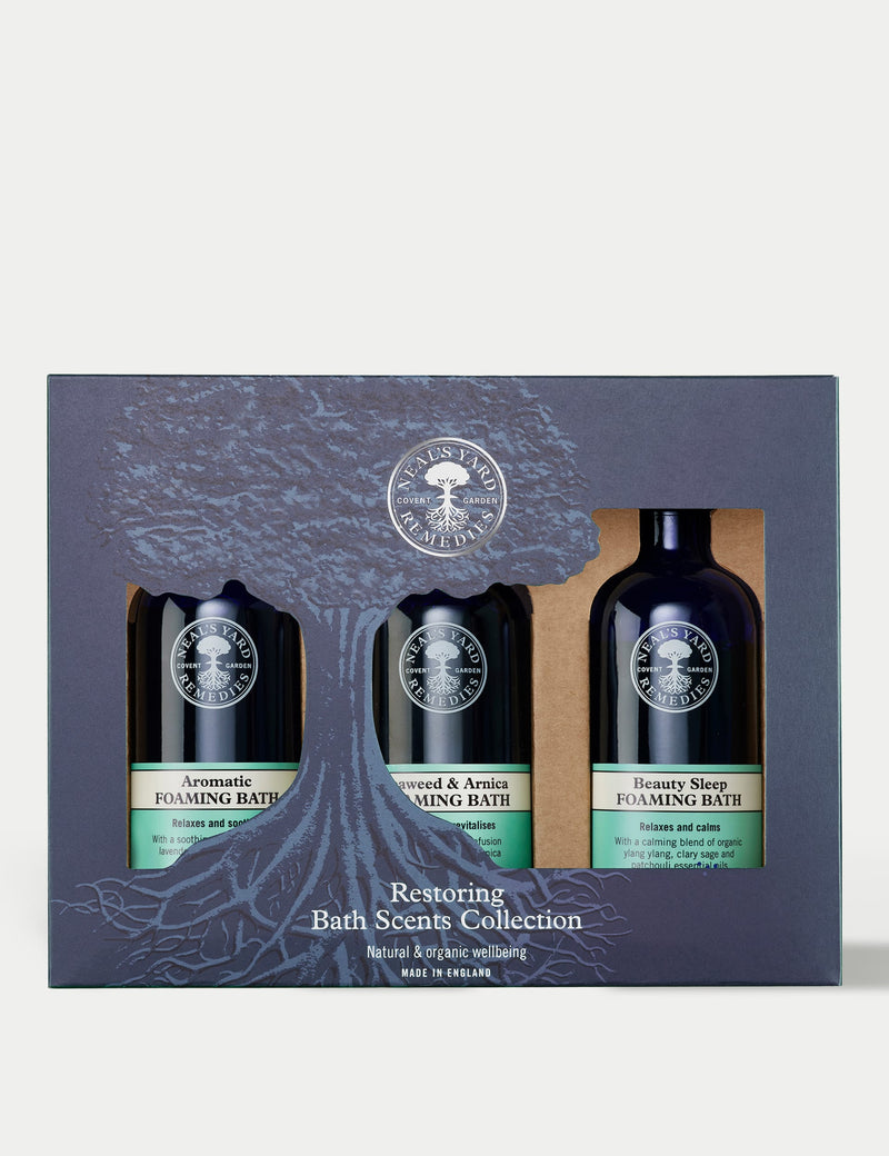 Neal's Yard bath foam collection 3x100ml, imported from the UK