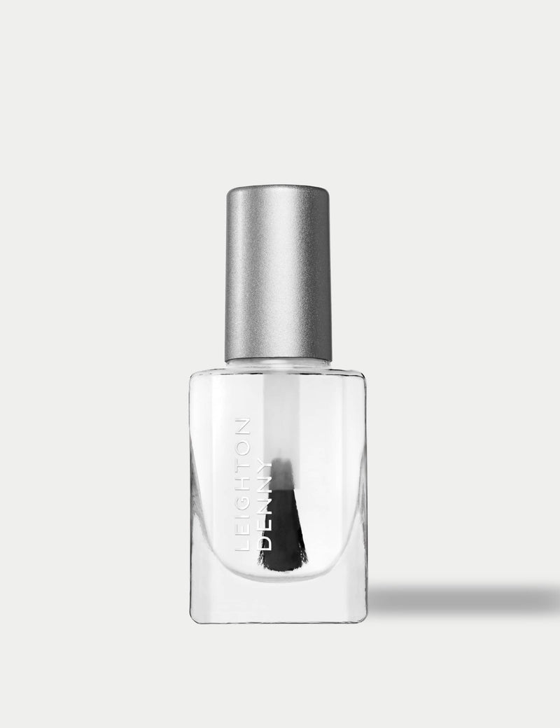Leighton Denny Crystal Finish Top Coat 13.5ml, imported from the UK