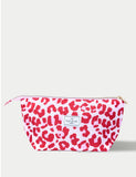 The Flat Lay Co. Essential Makeup Pouch Pink Leopard, UK version
