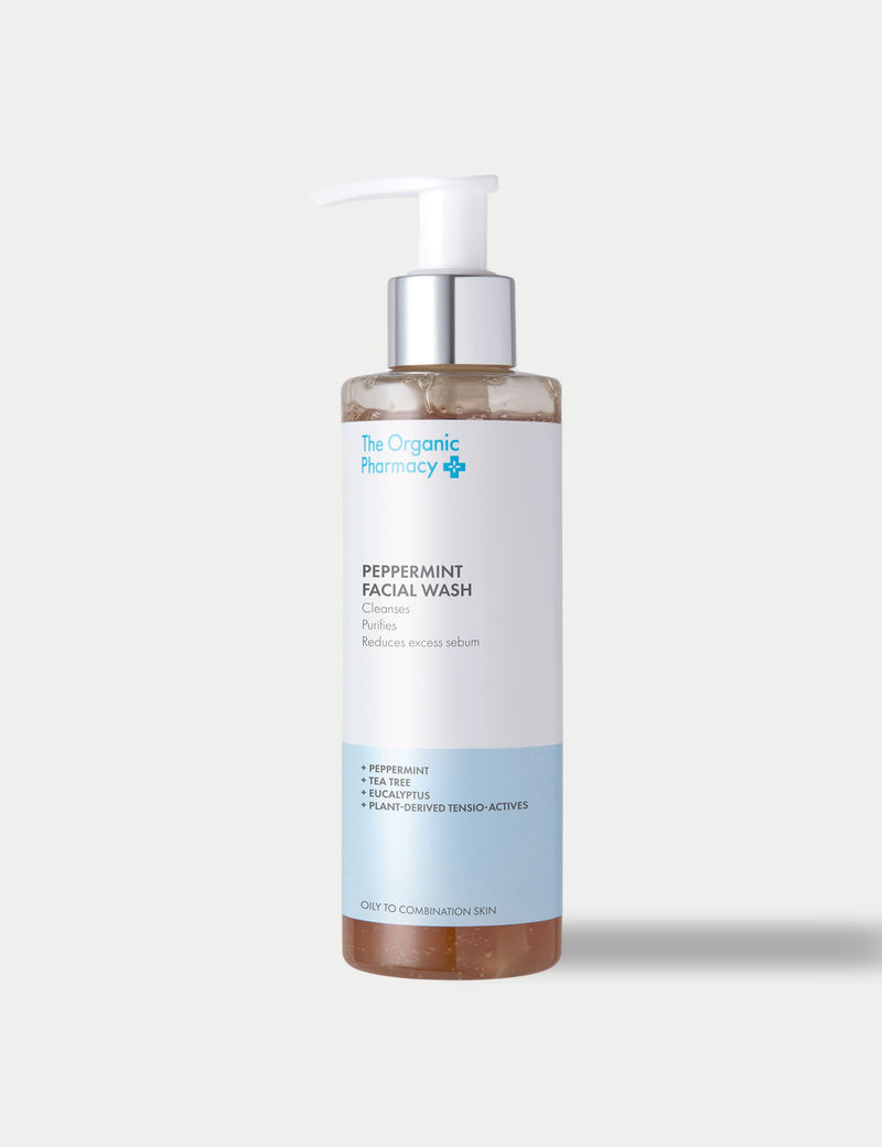The Organic Pharmacy Peppermint Facial Wash 200ml, UK version