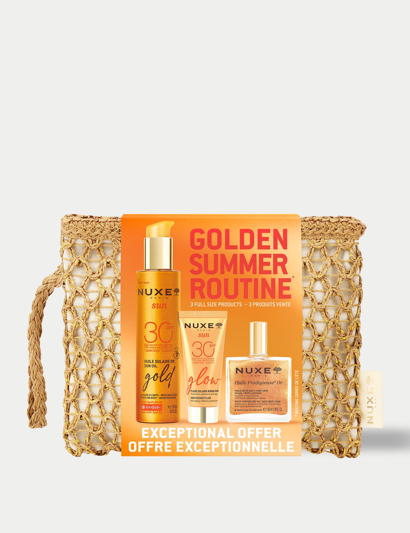 NUXE Summer Glow Set SPF30 suncare trio, UK version