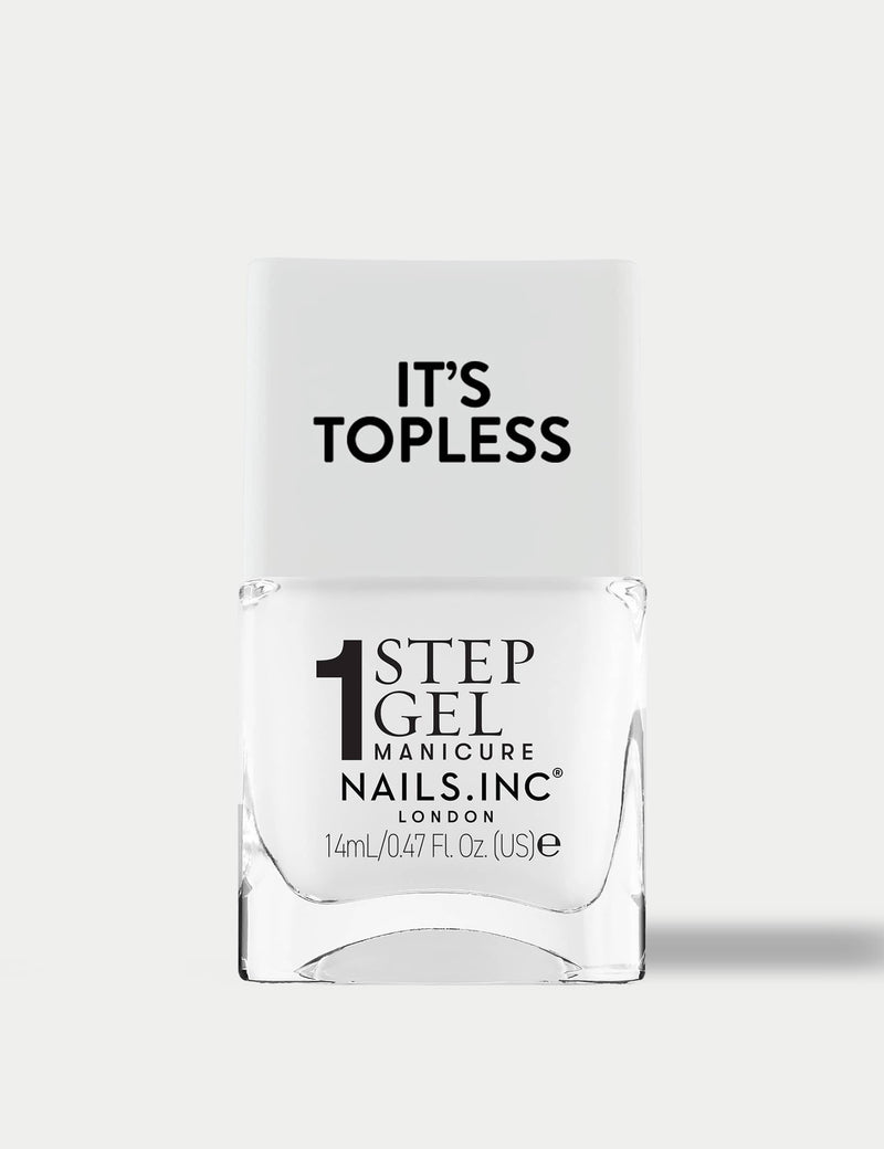 Nails.INC It's Topless 1-Step Gel Nail Polish 14ml